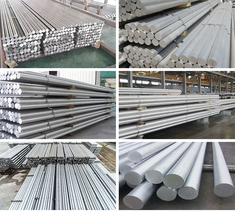 in Stock 1050 1060 3003 5052 5083 6061 6063 6082 7075 Alloy Aluminum Rod Aluminium / Aluminum Bar