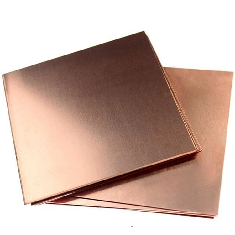 Cathode C10100 Non-Alloy 99.99% Copper Brass Metal Plate Customized