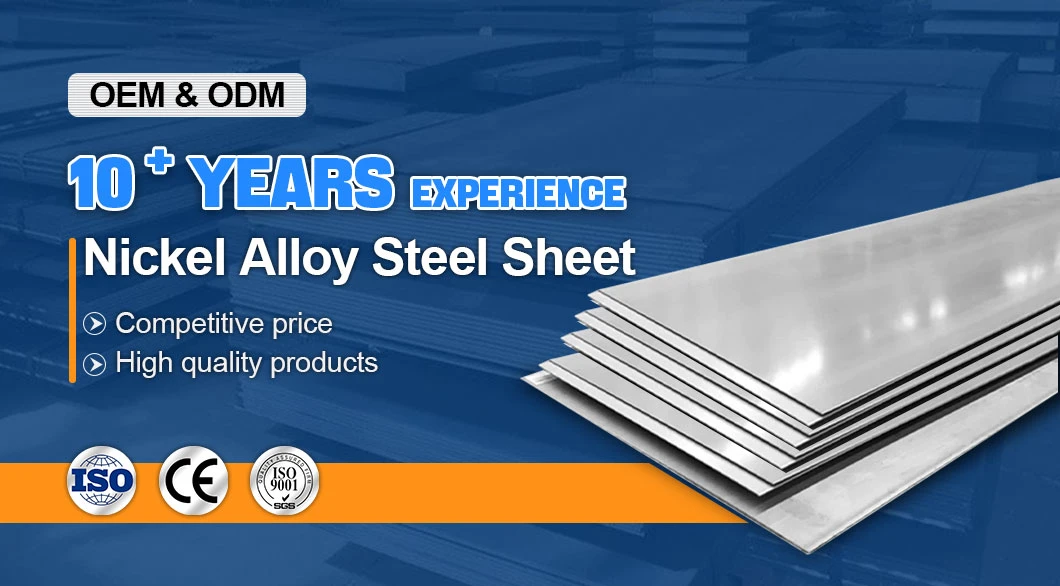 China Factory 1mm 2mm 400/ Monel 400 3mm 4mm Alloy Monel Nickel Copper Metal Sheet/Plate