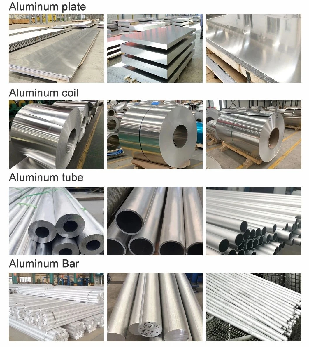 Al ASTM 1060 2A12 2024 3003 4A01 6026 6061 5083 5A05 7075 Casting Extrusion Alloy Anodized Round Square Aluminum Bar