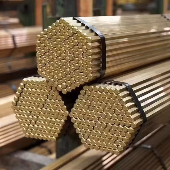 C38000 C36000 Soild 구리 황동 막대 황동 금속 막대 구리 합금 사각형 라운드 육각 막대