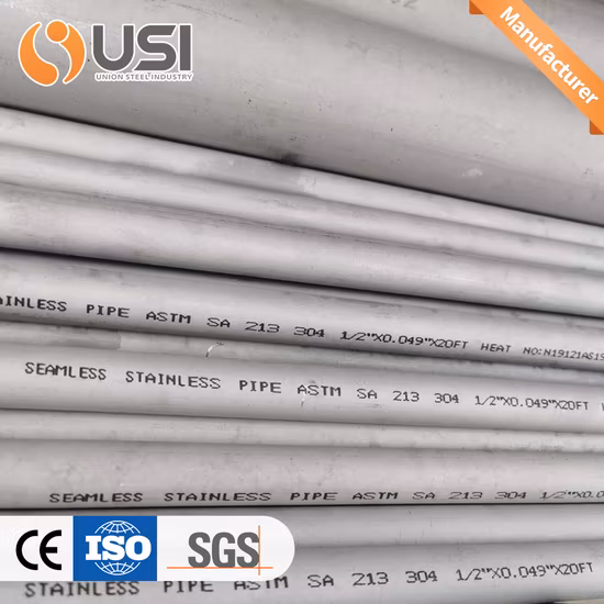 ASTM A249 TP304L/Tp316/Tp316L 냉간 압연/열간 압연 스테인레스 강관